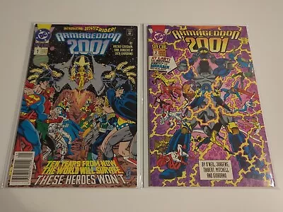Buy Armageddon 2001 1 & 2 Complete Series Lot DC Comics 1991 Nice Set! • 4.01£