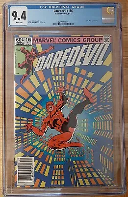Buy Marvel Comics Daredevil #186 (1982) CGC 9.4 • 50£