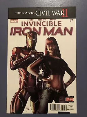 Buy Invincible Iron Man #7 | 1st Print | 1st Riri Williams Cameo App - High Grade • 35£