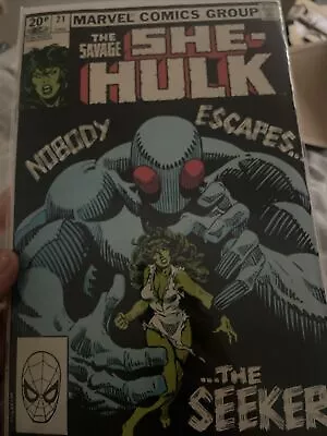 Buy Savage She Hulk #21 Marvel Comics (1981) Bagged • 5.99£