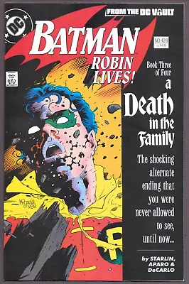 Buy  Batman Robin Lives  #428 2024  A Death In The Family 3  Fauxsimile Of 1988 New • 15.99£
