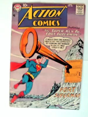 Buy Books, Comics & Magazines, Action Comics 241, June 1958. VG. Batman App. • 125£