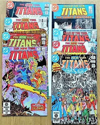 Buy The New Teen Titans Mixed Lot 32-37, 41, 42 (x8) DC HighGrade 1983 • 20£