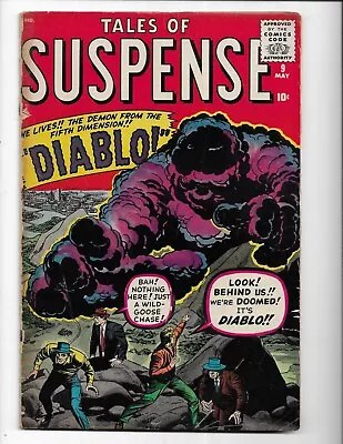 Buy Tales Of Suspense 9 - G- 1.8 - Iron Man Prototype - Ditko - Kirby - Lee (1960) • 55.34£