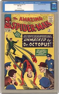 Buy Amazing Spider-Man #12 CGC 8.0 1964 0017221001 • 1,607.01£