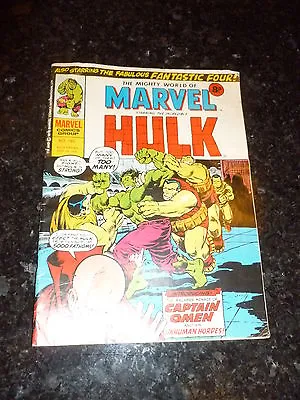 Buy Mighty World Of MARVEL Starring The INCREDIBLE HULK - No 165 - Date 29/11/1975 • 9.99£