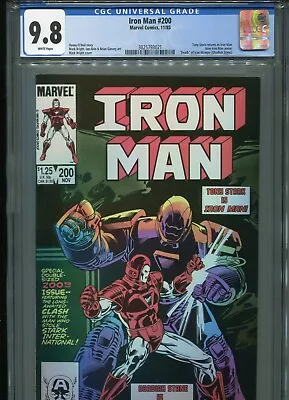 Buy Iron Man #200 (New Iron Man Armor)  CGC 9.8  WP   • 182.07£