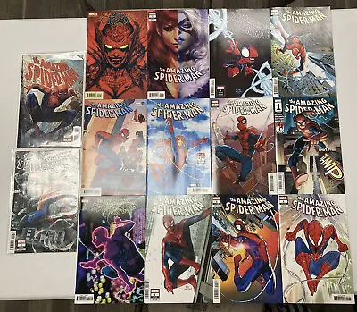 Buy Amazing Spider-man #1 Set Of 14 1:50,25 Variant Cheung Charest Artgerm Comic Ba • 79.66£