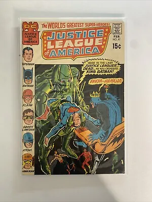 Buy JUSTICE LEAGUE OF AMERICA #87, 88, 89 & 90 VF+  To FINE + Neal Adams DC COMICS • 14.21£