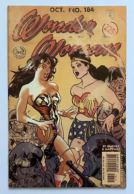 Buy Wonder Woman #184 Iconic Adam Hughes Cover (DC 2002) FN/VF Comic • 95£