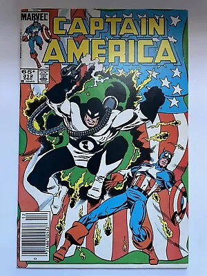 Buy Captain America #312 (Marvel, December 1985) 1st App. Flag Smasher 🔑 Newsstand • 23.99£