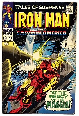 Buy TALES OF SUSPENSE #99 VG/F, Iron Man, Captain America Marvel Comics 1968 • 15.81£