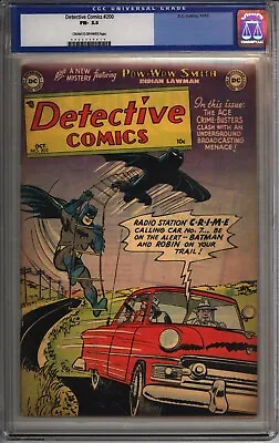 Buy * DETECTIVE Comics #200 (1953) CGC 5.5 SCARCE Anniversary Issue! (0023766019) * • 472.98£