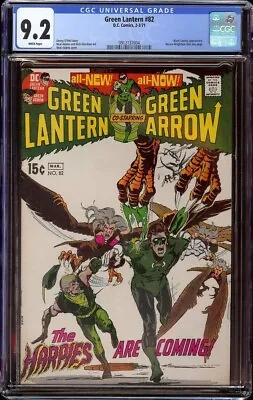 Buy Green Lantern  # 82 CGC 9.2 White (DC, 1971) Neal Adams Cover • 138.03£
