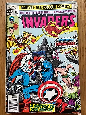 Buy The Invaders Issue 15 From April 1977 (Bronze Age) - Free Post • 6.50£