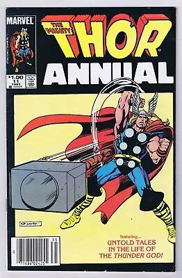 Buy Thor Annual #11 Newsstand Variant VG/FN 1st App Eitri Dwarf King 1983 Marvel • 22.49£