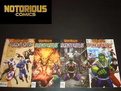 Buy War Of The Realms New Agents Of Atlas 1-4 Complete Comic Lot Variant Set  • 79.15£