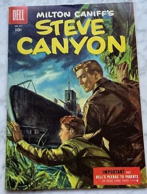Buy Milton Caniff's Steve Canyon Dell Four Color 641 VF • 13.54£