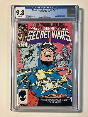 Buy Marvel Super Heroes Secret Wars #7 Uncirculated CGC 9.8 1st Julia Carpenter • 175.89£