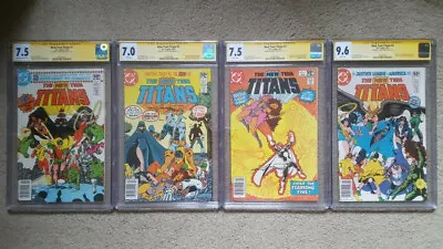 Buy New Teen Titans #1-4 (CGC Slabs W/ Perez Sigs)+ #5-39 (missing 30) Read Below • 1,816.81£