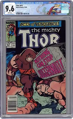 Buy Thor #411 CGC 9.6 1989 3884393009 1st New Warriors (cameo) • 168.66£