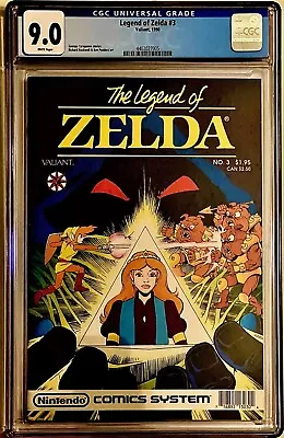 Buy Valiant 1990 Legend Of Zelda #3 Cgc 9.0 1st Print! Nintendo • 99.57£