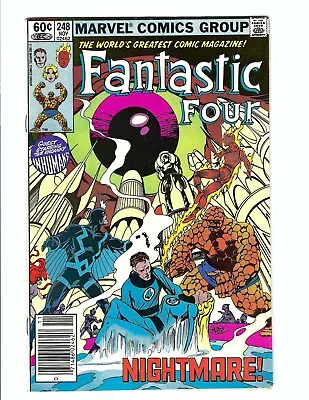 Buy Fantastic Four 248, VF 8.0, 1st (full) Dr Doom (Kristoff Venard), Newsstand! • 7.78£