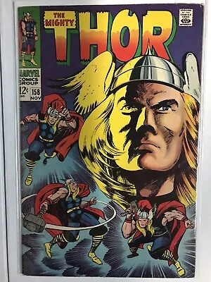 Buy Thor#158 Silver Age Marvel Key Classic Kirby Cvr Origin Key Low To Mid Grade • 27.64£
