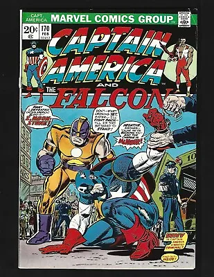 Buy Captain America #170 FVF 1st Falcon's Wings 1st Full/Origin Moonstone B. Panther • 15.04£
