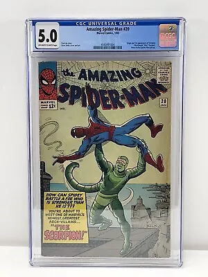Buy Amazing Spider-Man #20 1965 CGC 5.0 • 671.39£