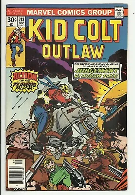 Buy Kid Colt Outlaw #213 - George Evans Art - FN/VF 7.0   • 7.14£