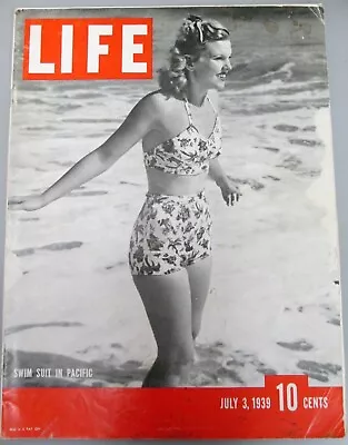 Buy 7/3/1939 Life Magazine, New York Worlds Fair, Hollywood Starlets, Japan, China • 6.39£