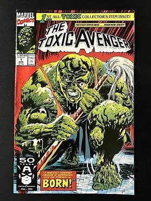 Buy The Toxic Avenger #1 Marvel Comics First Comic Appearance 1991 Copper Age VF • 23.64£