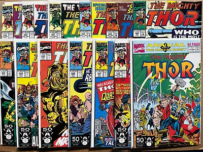 Buy The Mighty Thor #432-444 Annual 16 Korvac Marvel Comics 1991 High Grade Unread • 16.56£