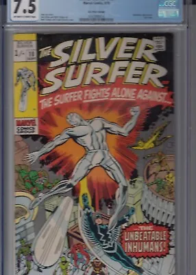Buy Silver Surfer 18 - 1970 - Final Issue - CGC 7.5   PRICE REDUCTION • 154.99£