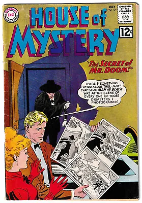 Buy HOUSE OF MYSTERY 124 (1962 DC) Secret Of Mr. Doom; G/VG 3.0 • 9.73£