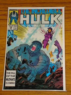 Buy Incredible Hulk #338 Vol1 Marvel Mcfarlane X-factor December 1987 • 9.99£