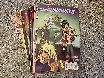 Buy Marvel - Runaways V3 (2008) #1-14 + Saga - Full Run, Complete! • 23.70£