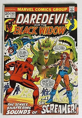 Buy DAREDEVIL #101  “ANGAR THE SCREAMER  High Grade Black Widow Marvel Bronze Age • 27.66£