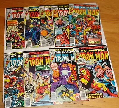 Buy Iron-man #101-109 Complete Run 8.0-90 1976/77 • 69.96£