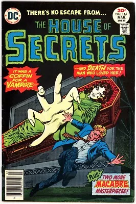 Buy House Of Secrets 144 Ernie Chua Mike Vosburg Dc Bronze Age Horror 1977 Bin • 6.43£