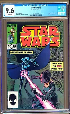 Buy Star Wars #88 (1984) CGC 9.6 WP  Duffy - McLeod - Palmer   Lumiya - Mon Mothma  • 61.12£