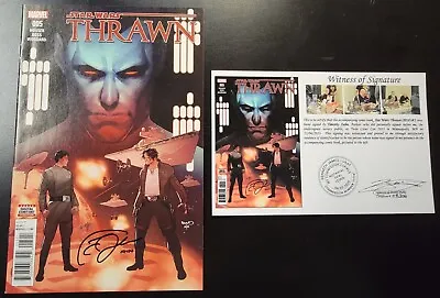 Buy Star Wars: Thrawn (2018) #5 SIGNED Timothy Zahn Notarized Witness Of Signature • 41.89£