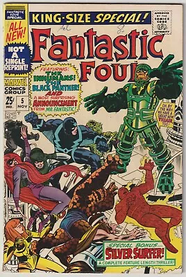 Buy Fantastic Four Annual #5  (Marvel 1966) FN • 44.95£