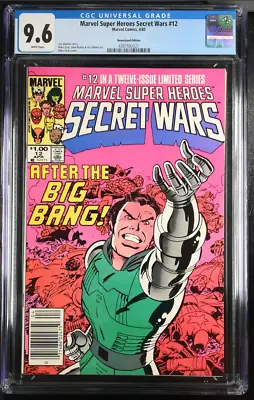 Buy Marvel Super Heroes Secret Wars #12 NEWSSTAND CGC 9.6 Marvel Comic (1985) • 71.95£