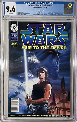 Buy CGC 9.6 Newsstand Star Wars Heir To The Empire 1 - 1st App Grand Admiral Thrawn • 637.32£