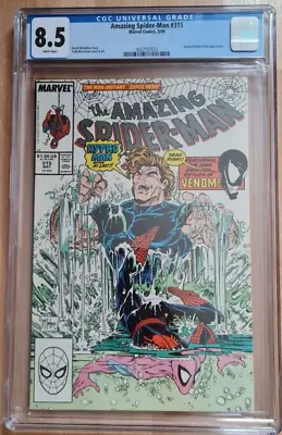 Buy Amazing Spider-Man 315 - CGC 8.5 - Marvel 1989 Venom & Hydro Man App • 103.27£