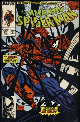 Buy AMAZING SPIDER-MAN #317 1989 VF+ Todd McFarlane 4TH APPEARANCE Of VENOM  • 19.98£