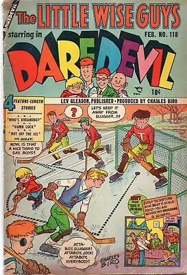 Buy DAREDEVIL #118 Golden Age Charles Biro Lev Gleason Comics 1955 VG • 9.95£
