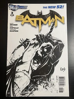 Buy Batman #3 VF/NM DC 2012 Sketch Variant 1:200 | Combined Shipping Available • 156.88£